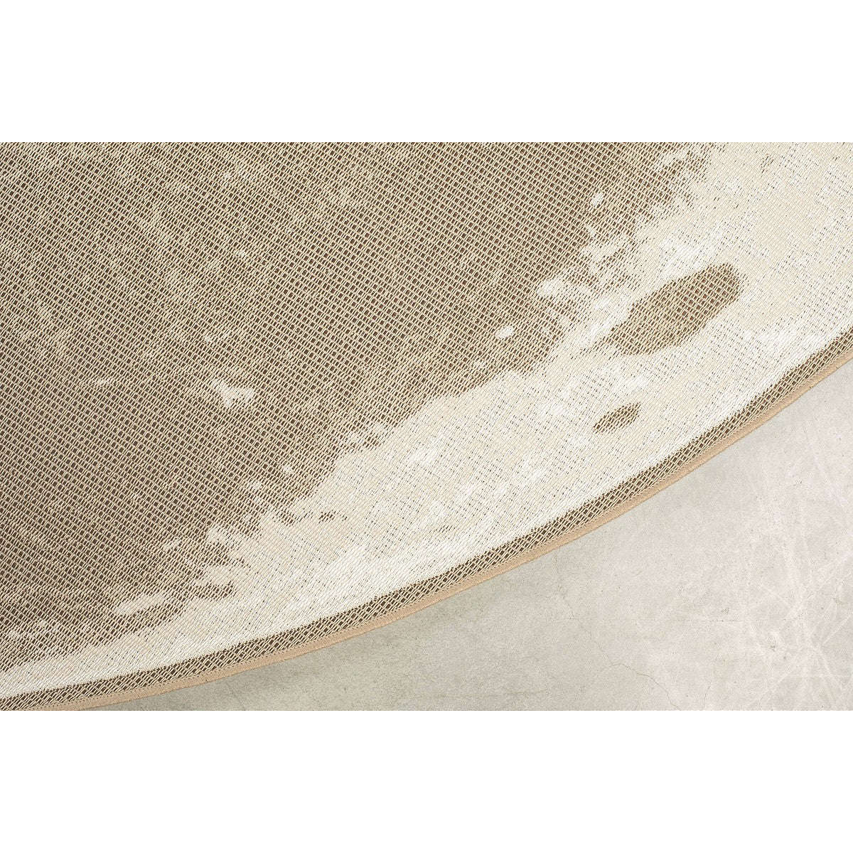 Zuiver vloerkleed voor buiten moon  soft latte Ø280 x  0,4 cm