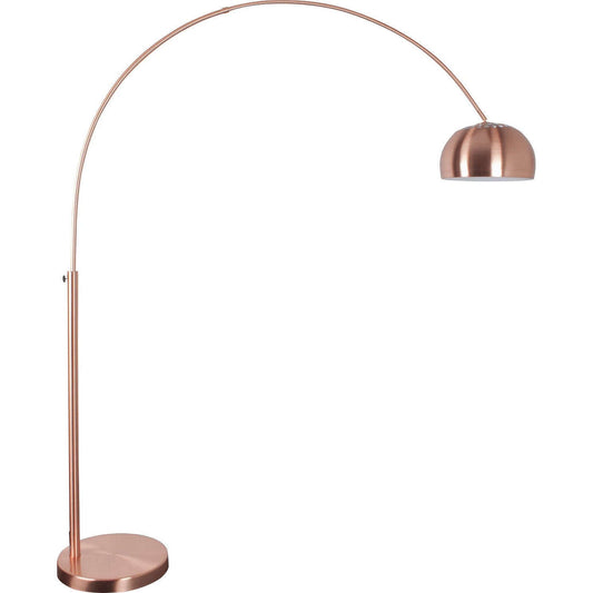 Zuiver vloerlamp metal bow koper 158 x 39 x 190 / 205 cm